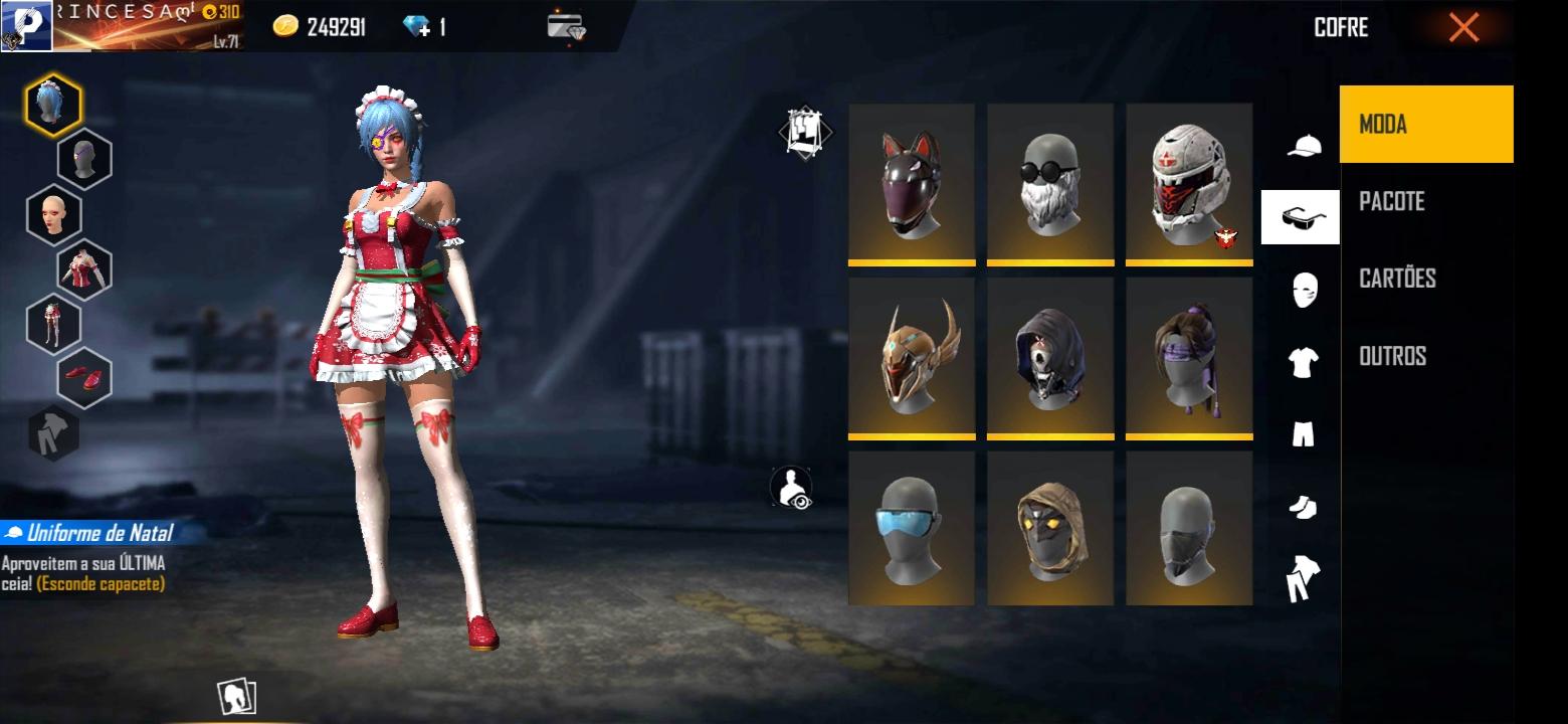 Uniforme de Natal Free Fire